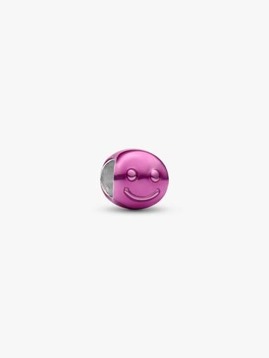 Charm Mini Cara Feliz Rosa