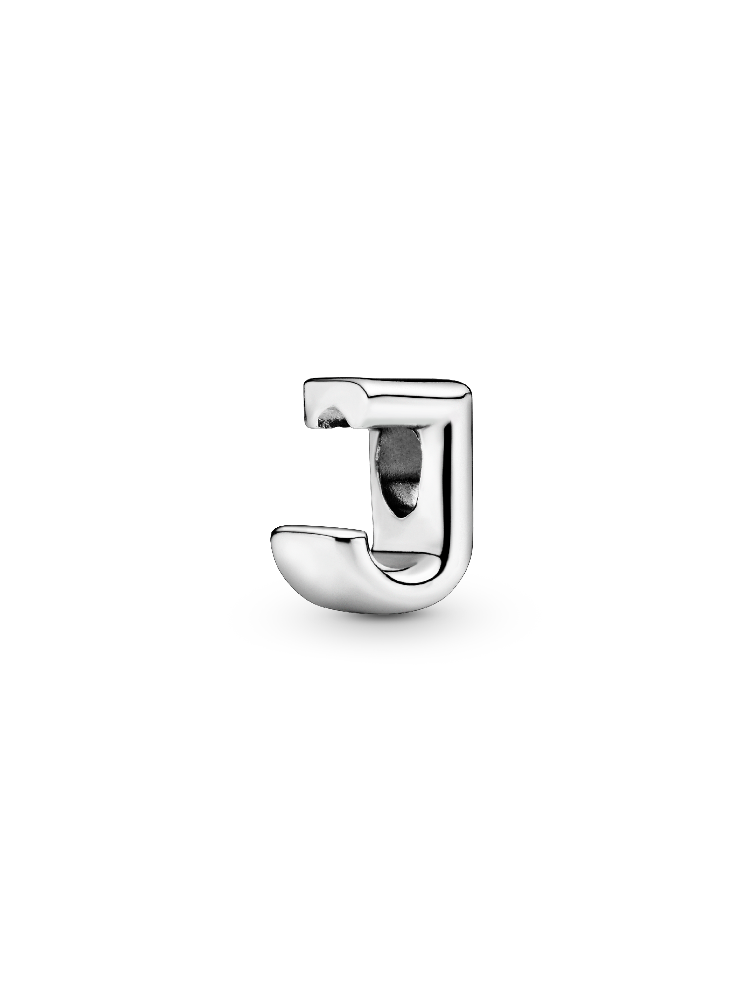 Charm en plata de ley Letra J