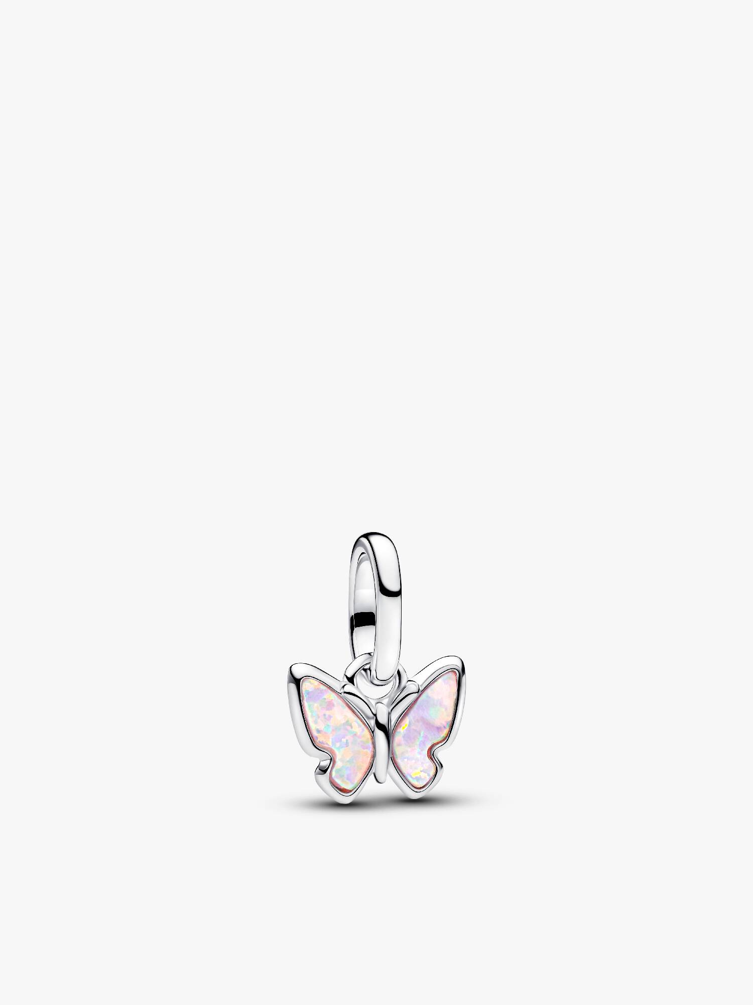Charm Mini Colgante Mariposa Rosa