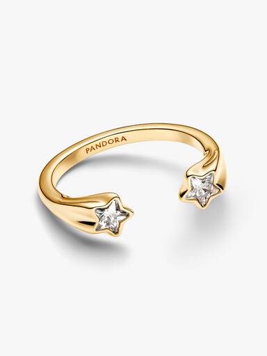 Anillo Abierto Estrellas Fugaces