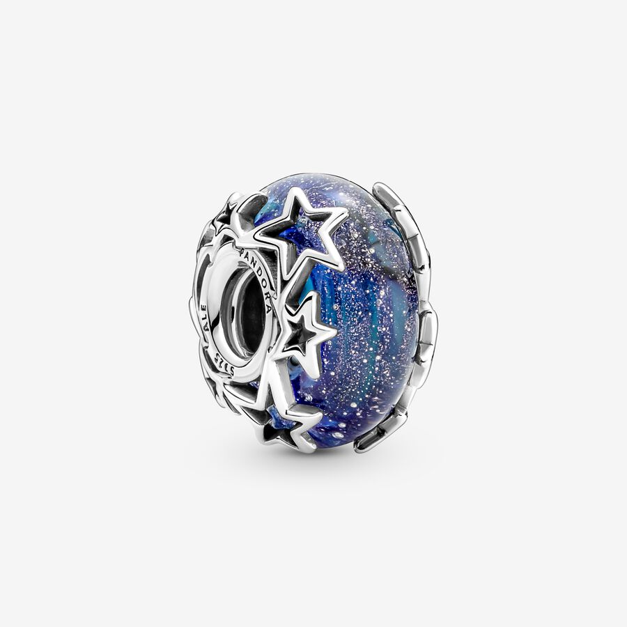 regalo mordaz al menos Charm de Cristal de Murano Galaxia y Estrellas | Pandora ES