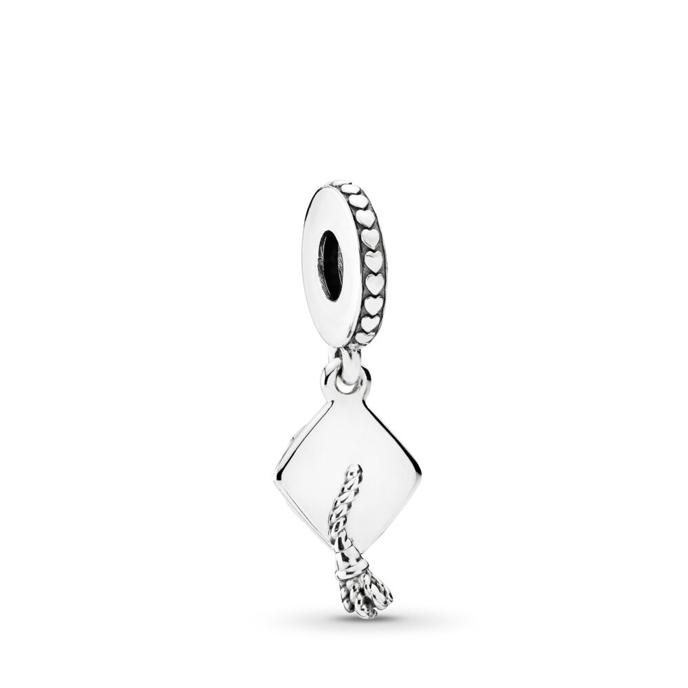 Pandora Charm Colgante Birrete en Plata de Ley