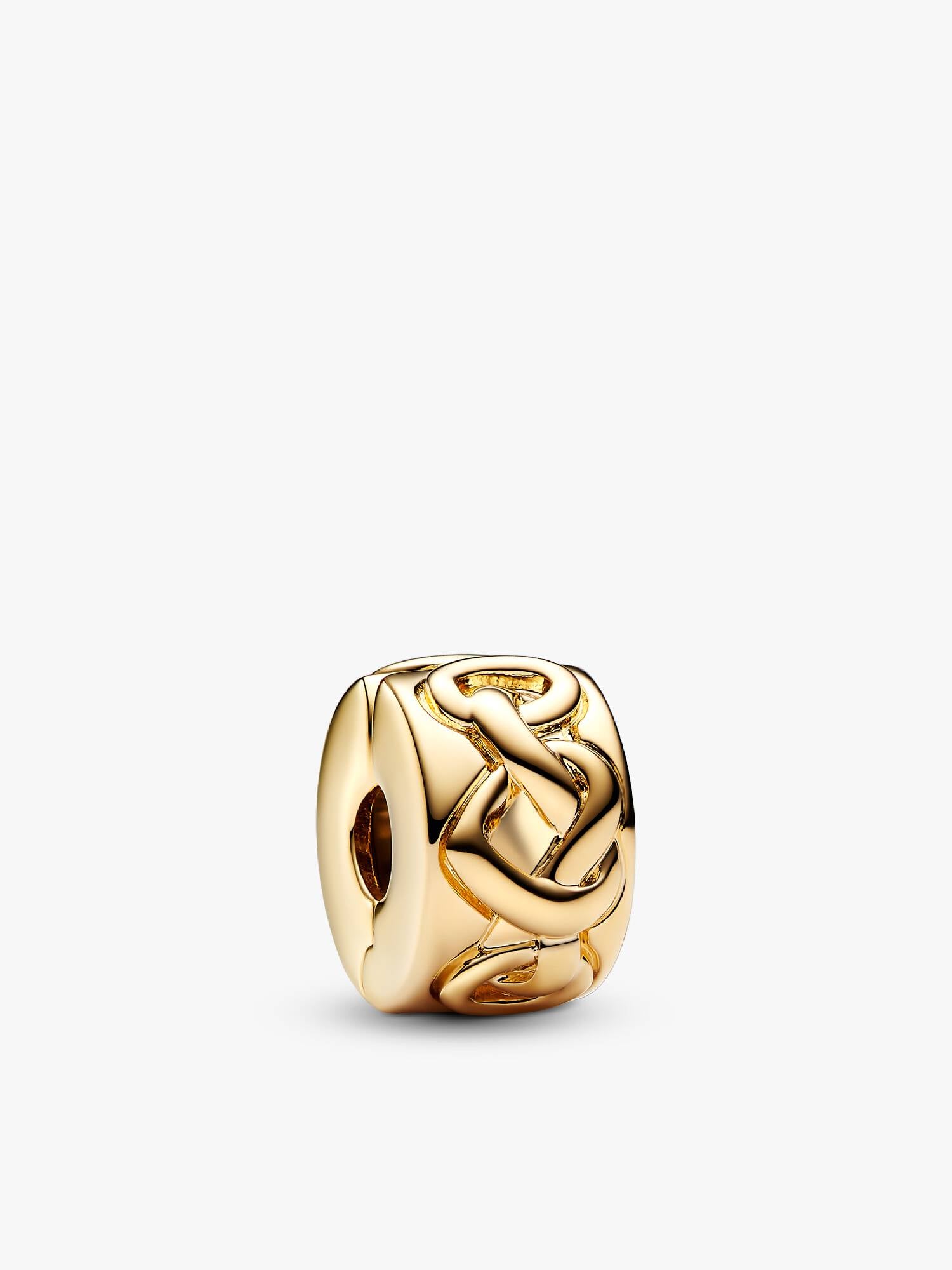 Charm de Clip Corazones Anudados