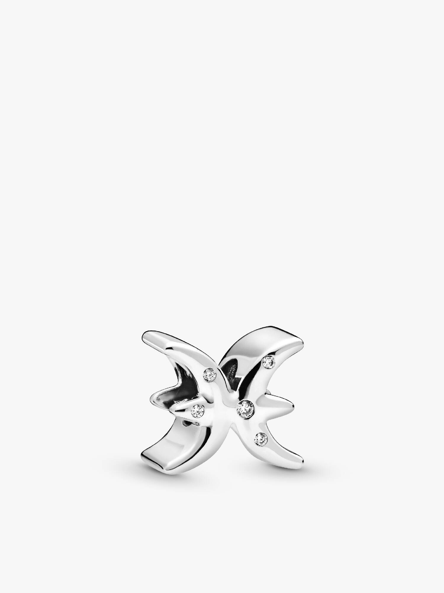 Charm Zodiaco Piscis Brillante
