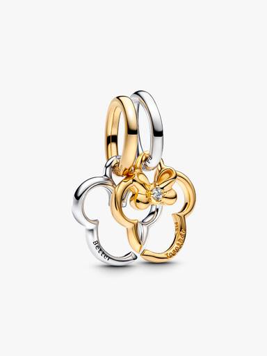 Charm Colgante Divisible Mickey Mouse & Minnie Mouse de Disney