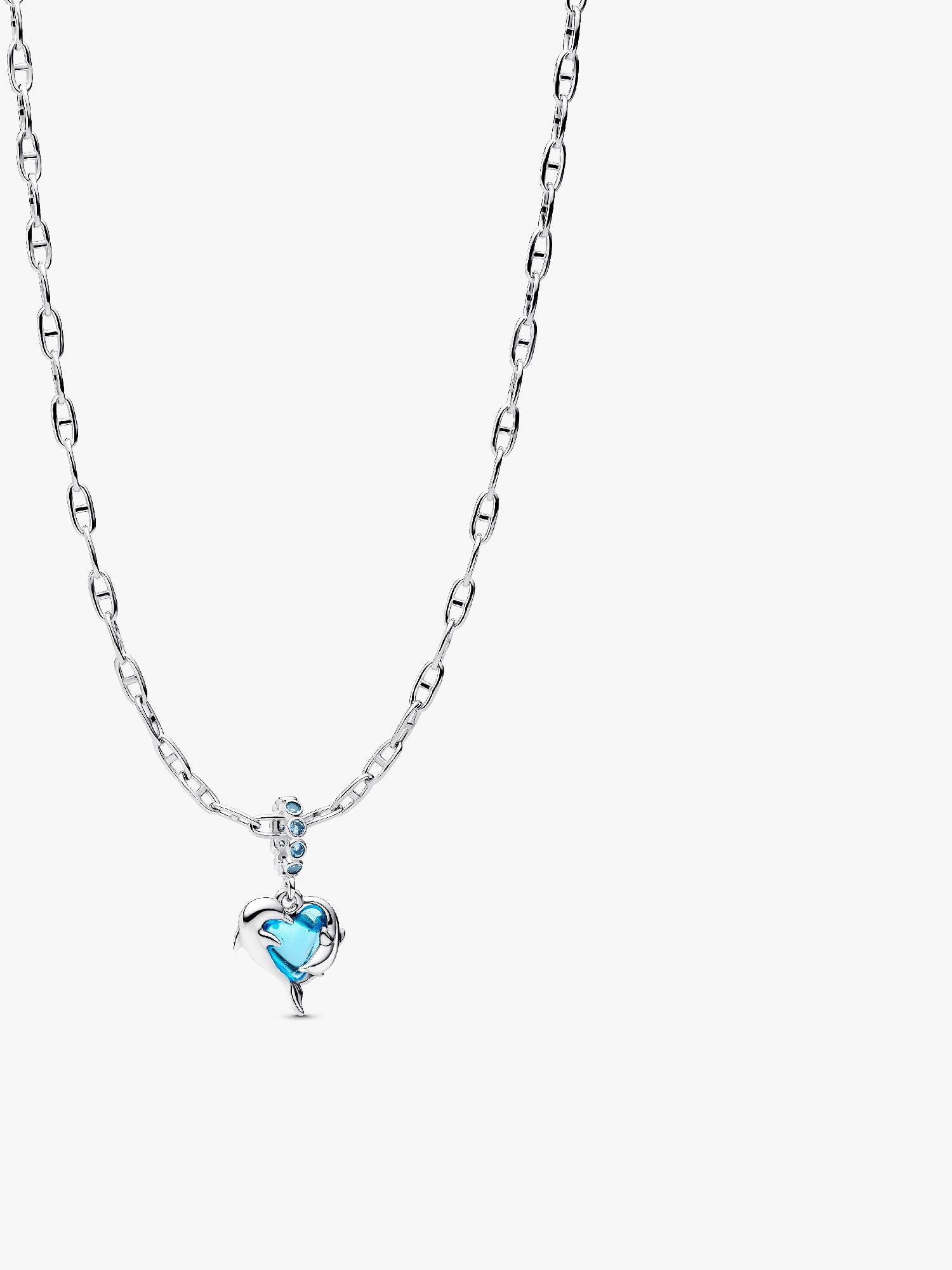 Conjunto de Regalo Delfines de Cristal de Murano Azul