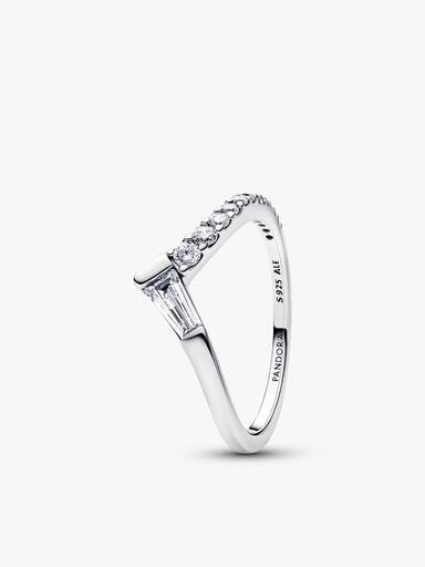 Conjunto de Anillos Tiara Baguette