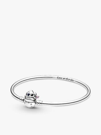 Conjunto de Regalo Pulsera Rígida con Charm Lilo y Stitch de Disney