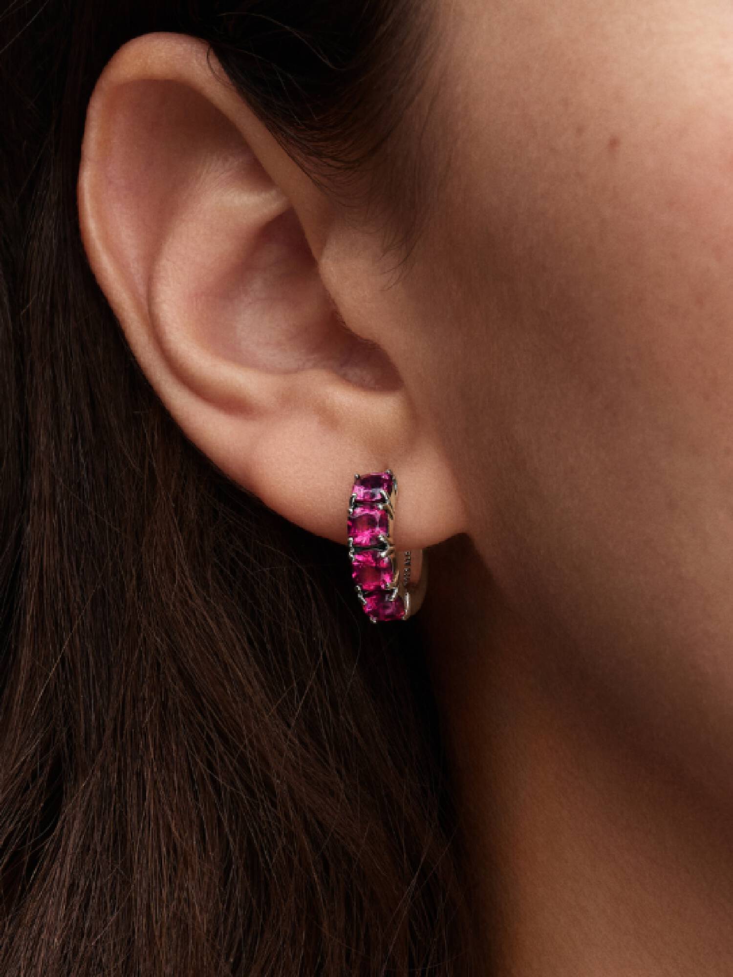 Pendientes de Aro Rosa