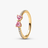 Anillo Lazo Rosa Brillante Anillo Lazo Rosa Brillante