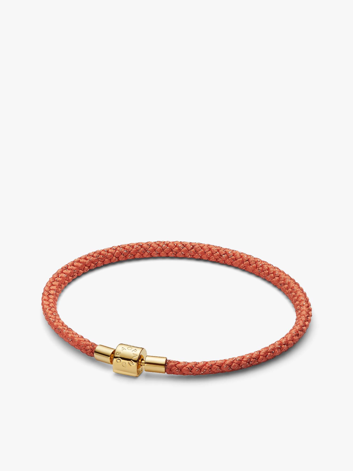 Pulsera Cordón Naranja Brillante