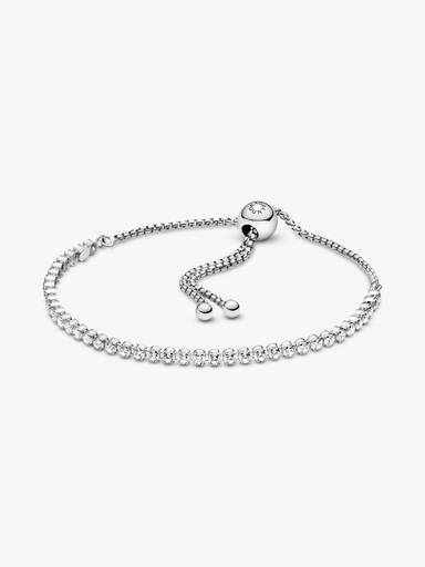 Pulsera de Tenis Deslizante Brillante