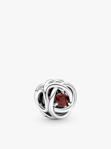January Birthstone Eternity Circle Bangle Gift Set