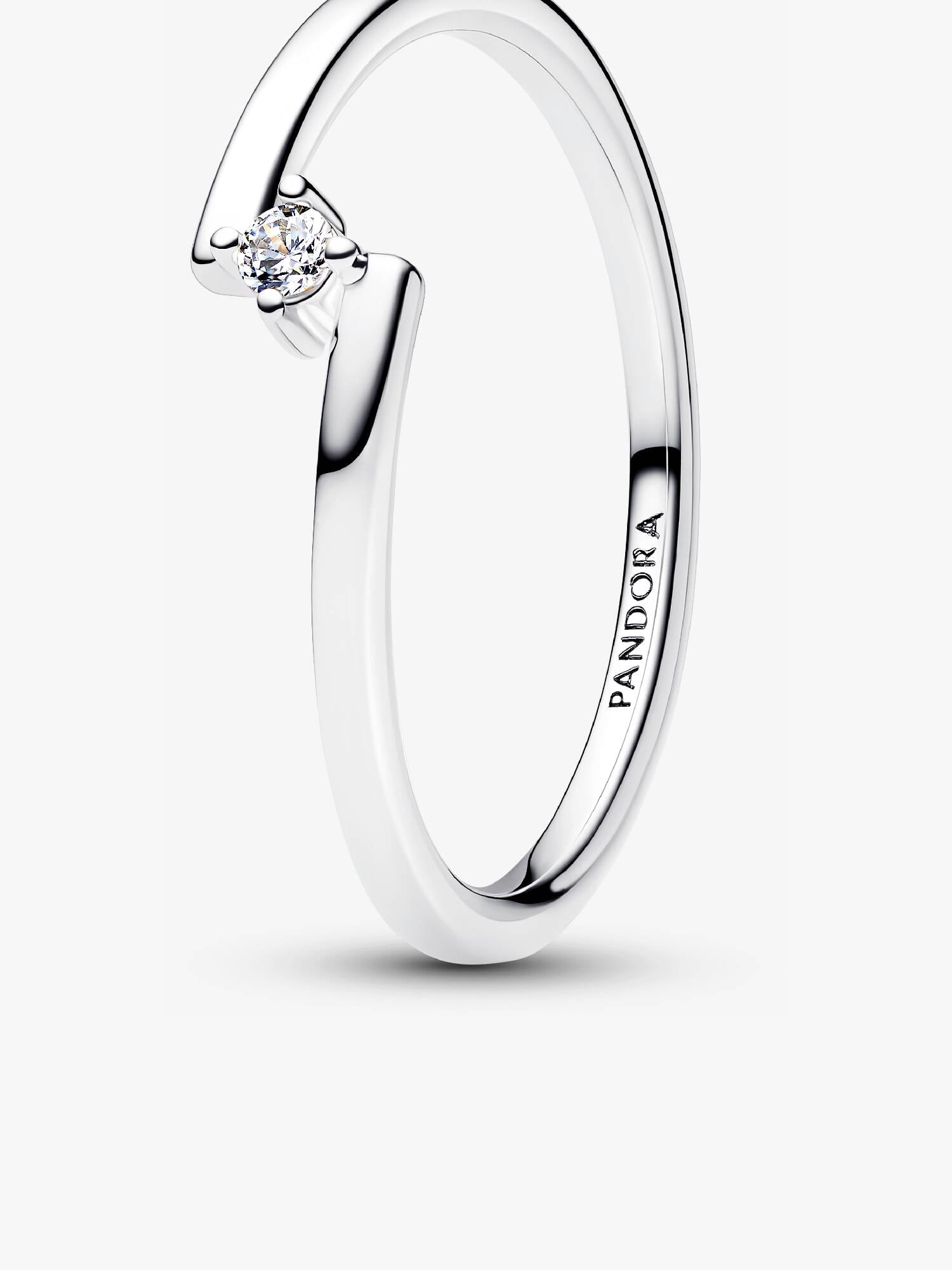 Anillo Solitario Abierto