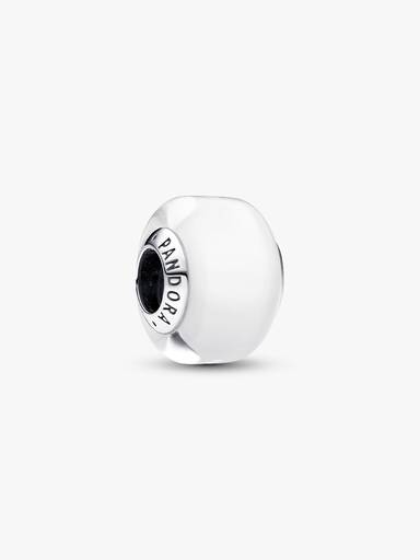 Charm Mini de Cristal de Murano Blanco