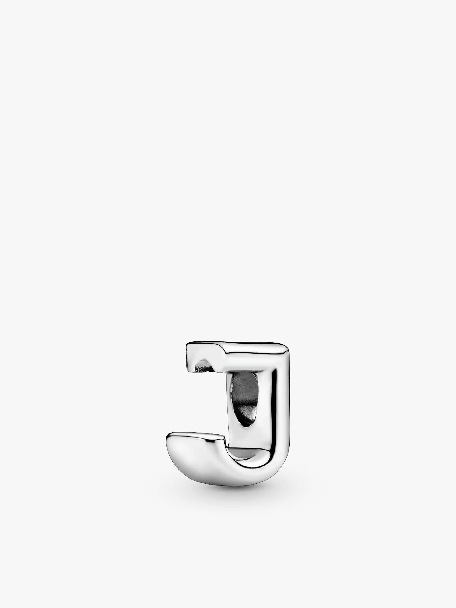 Charm en plata de ley Letra J