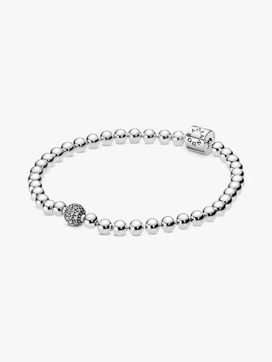 Pulsera Esferas y Pavé