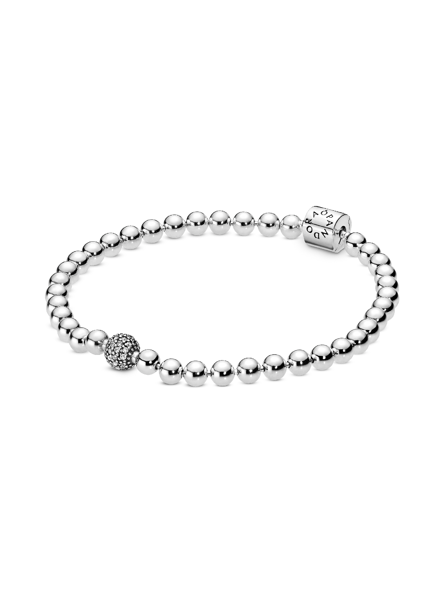 Pulsera Esferas y Pavé