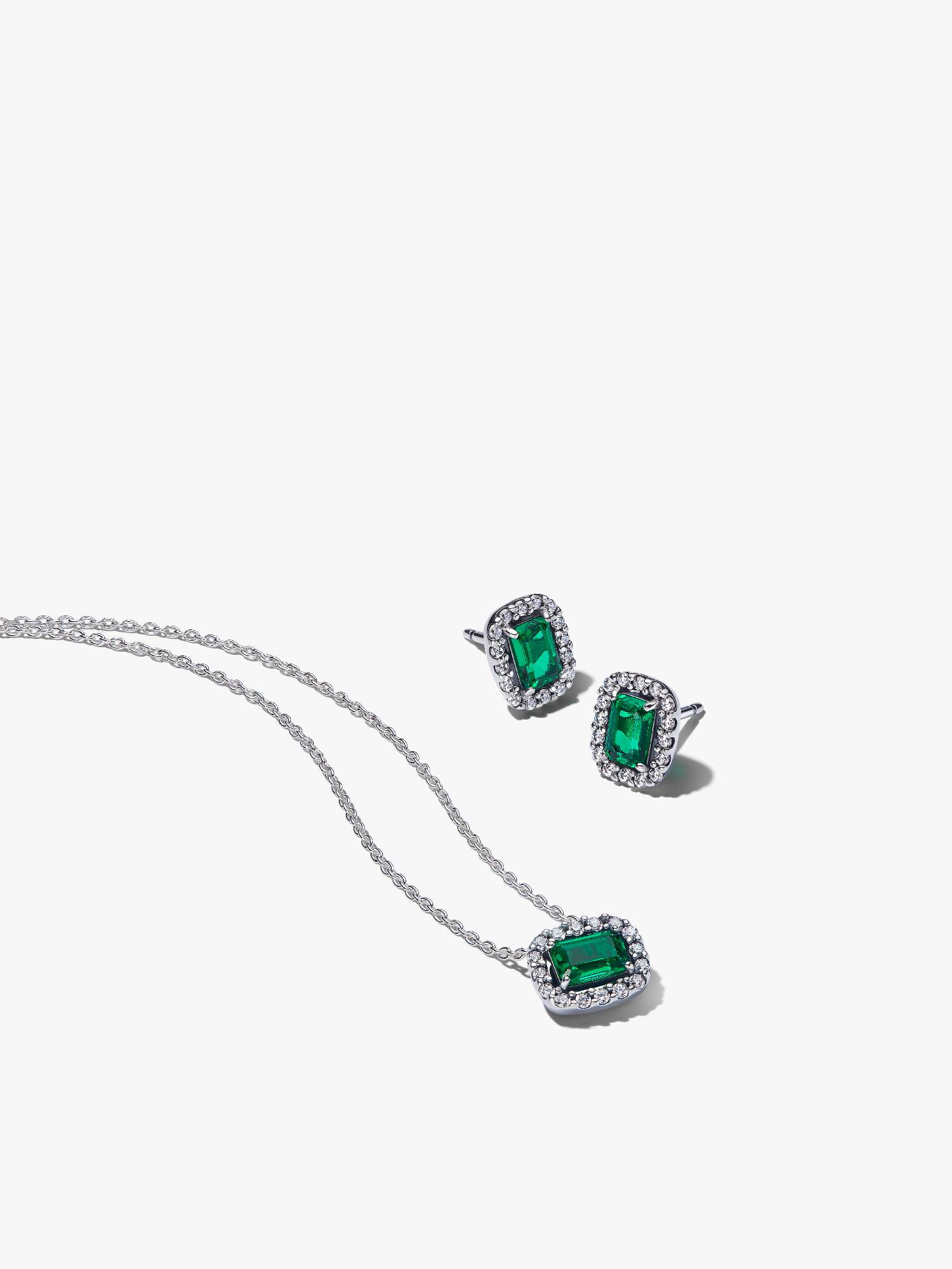 Conjunto de Regalo Halo Verde de Pandora Timeless