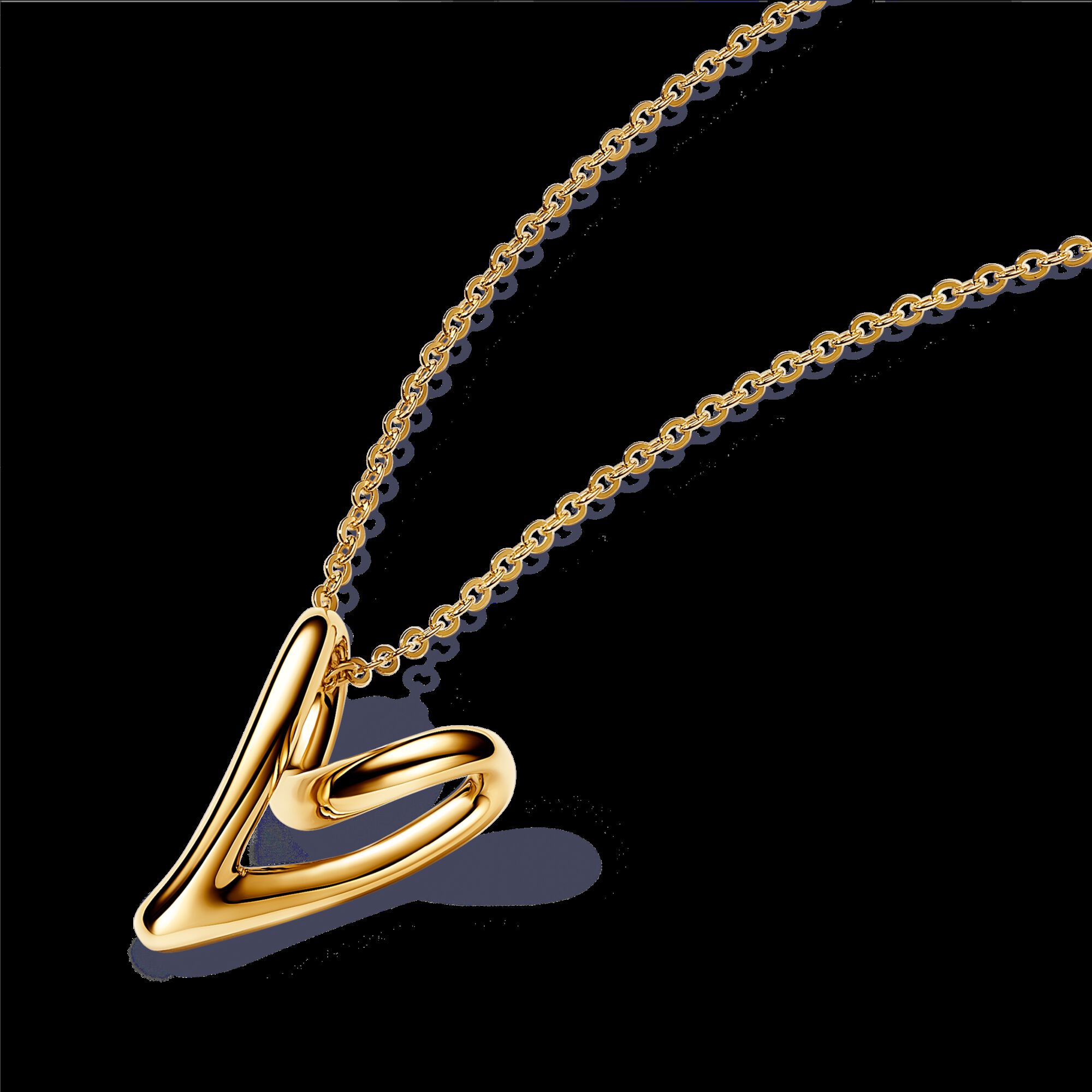 Pandora Collar Corazón Forma Orgánica | 70 cm