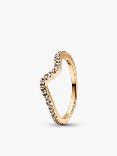 Conjunto de Regalo Anillos Ola Brillante