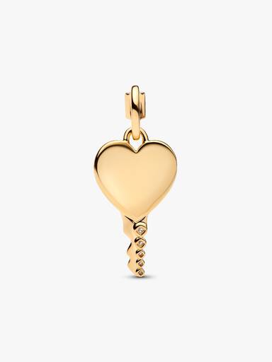 Colgante Etiqueta Grabable Llave Corazón