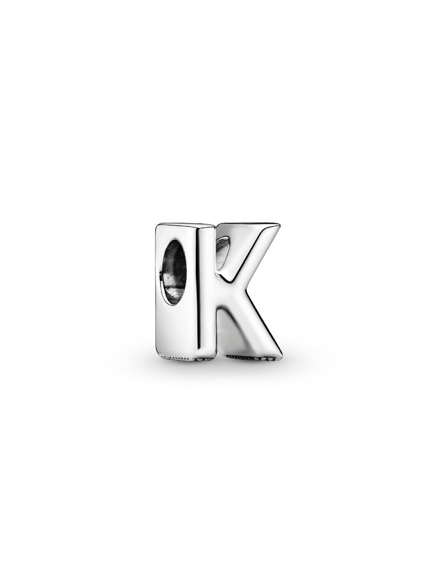 Charm en plata de ley Letra K