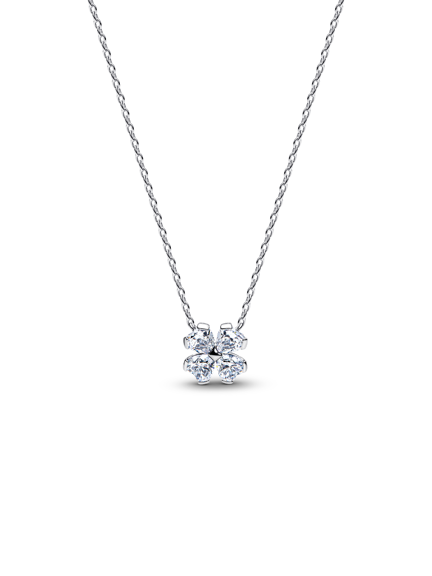Collar Trébol de la Suerte Brillante