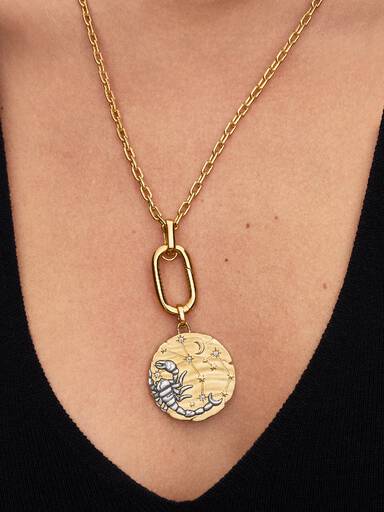 Charm Medallón XL Zodiaco Escorpio