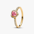 Anillo Corazón Elevado Rosa Anillo Corazón Elevado Rosa