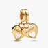 Charm Colgante Divisible Corazón Doble Charm Colgante Divisible Corazón Doble