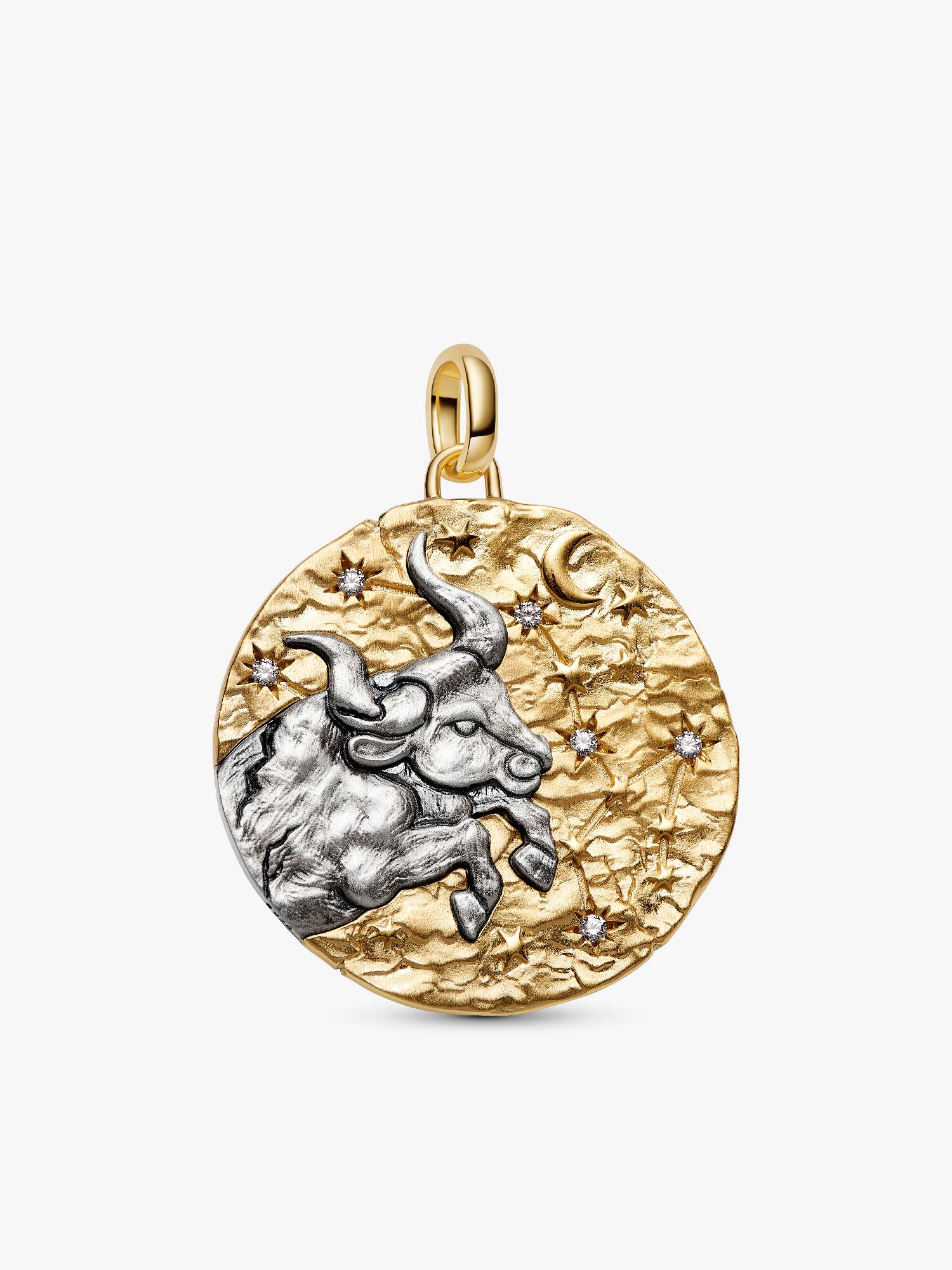 Charm Medallón XL Zodiaco Tauro