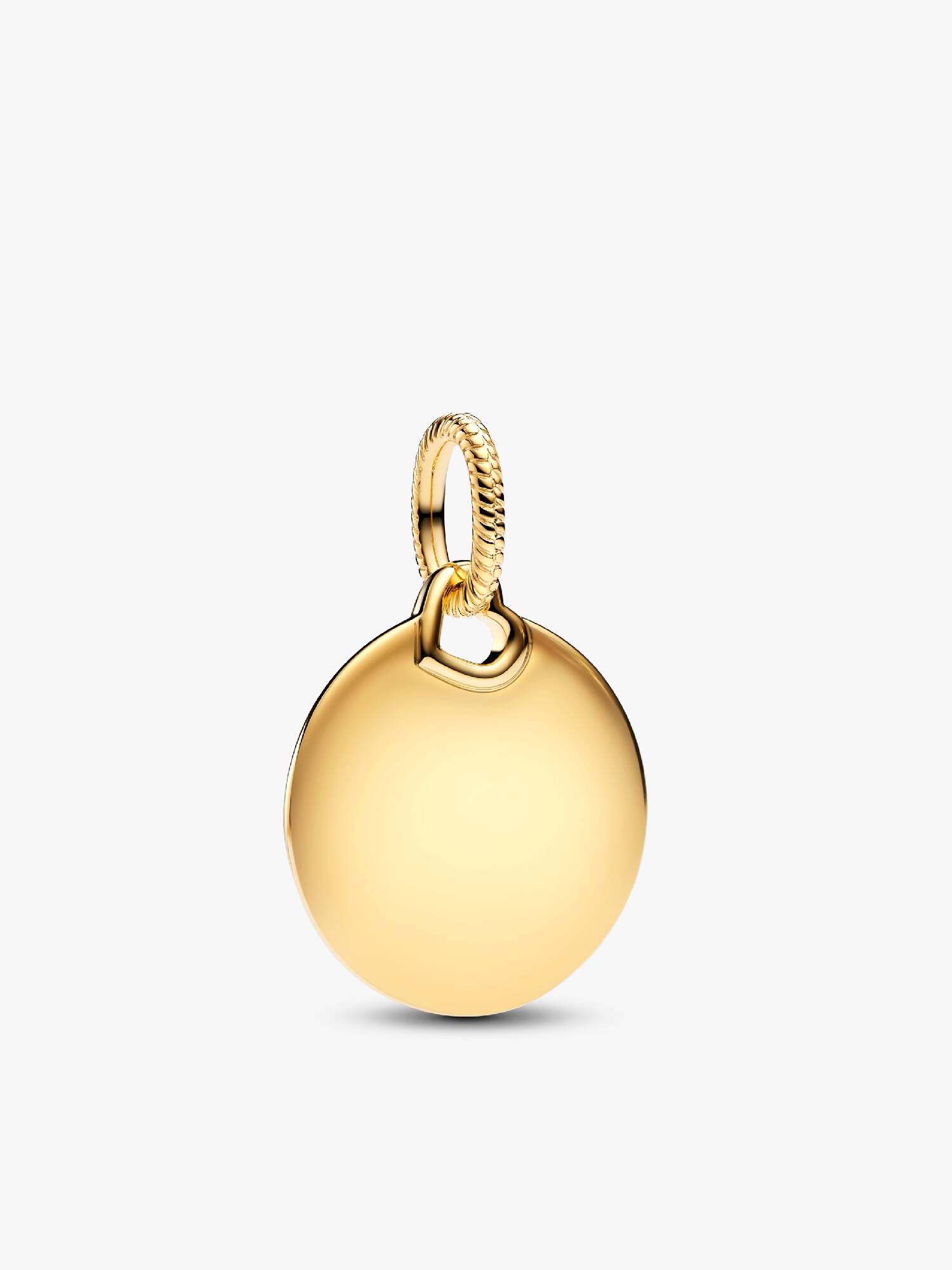 Charm Colgante Etiqueta Redonda Grabable