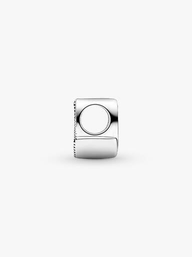 Charm en plata de ley Letra S
