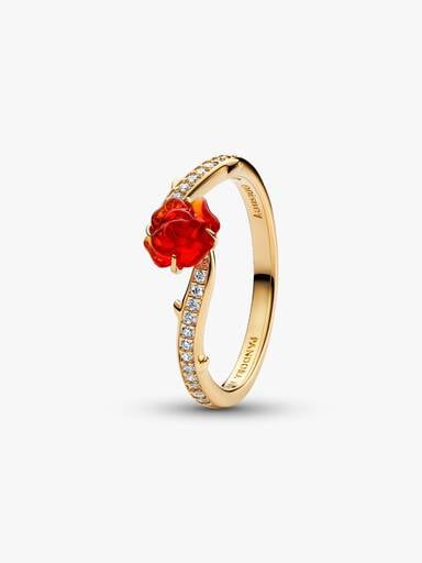 Anillo Rosa Encantada de La Bella y la Bestia de Disney