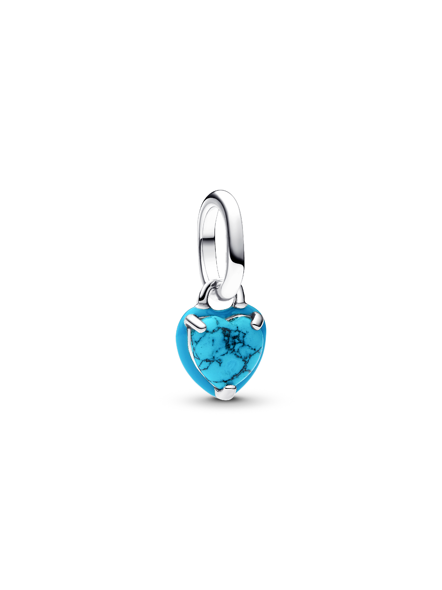 Charm MIni Colgante Corazón Color Turquesa