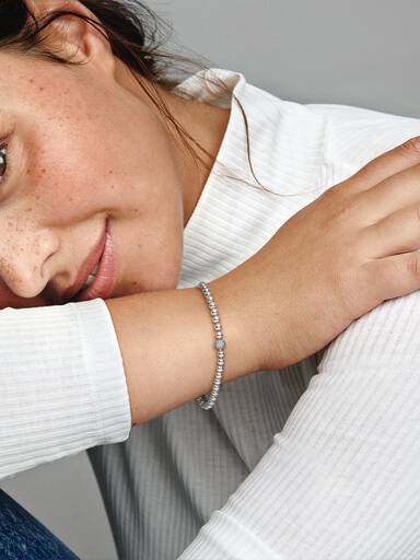 Pulsera Esferas y Pavé