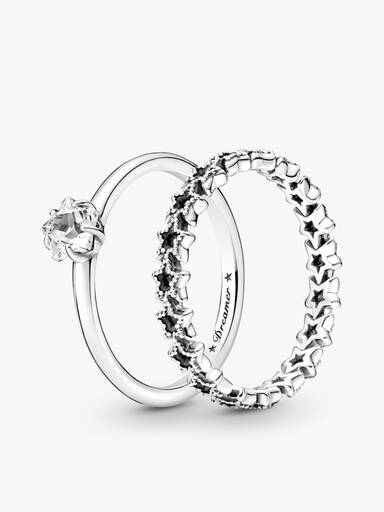 Conjunto de Anillos Estrellas Apilables