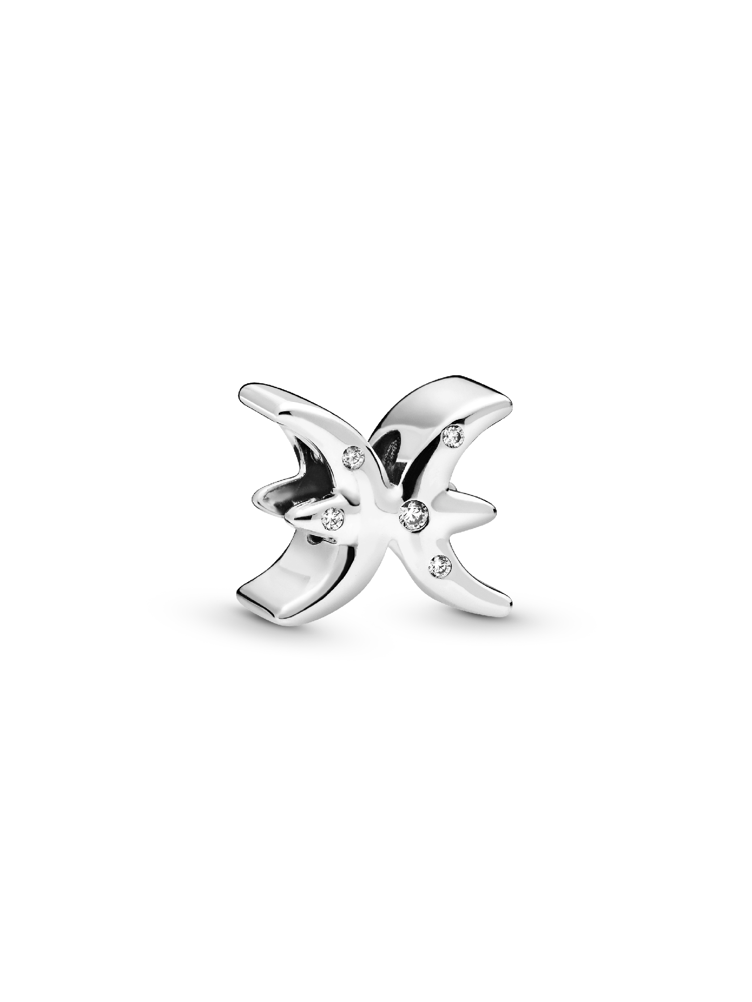 Charm Zodiaco Piscis Brillante