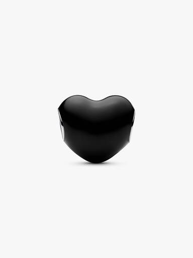 Charm Corazón Negro