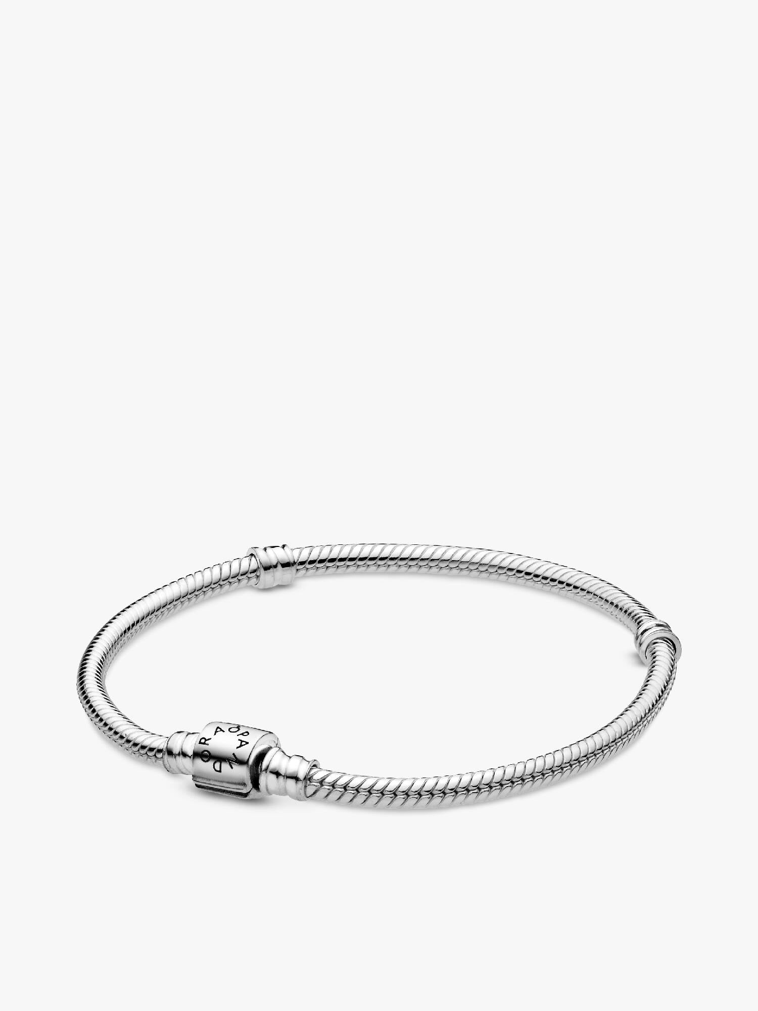 Pulsera Pandora Moments Cadena de Serpiente con Cierre de Barril