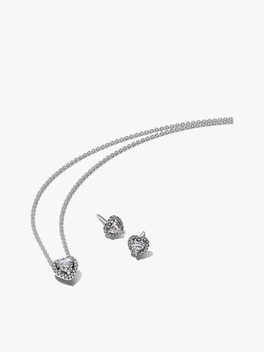 Conjunto de Regalo Corazón en Relieve