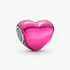Charm Corazón Metálico Rosa Charm Corazón Metálico Rosa