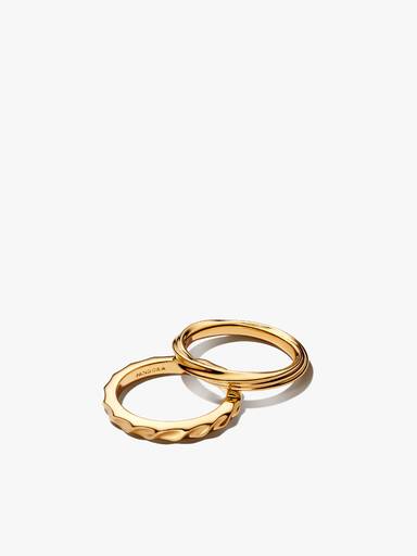Conjunto de Anillos Ondulados