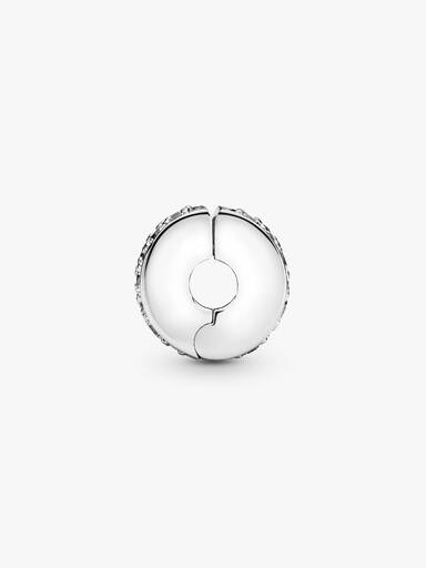 Charm de Clip Pavé Transparente