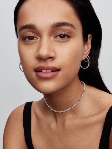 Pendientes de Aro Brillantes