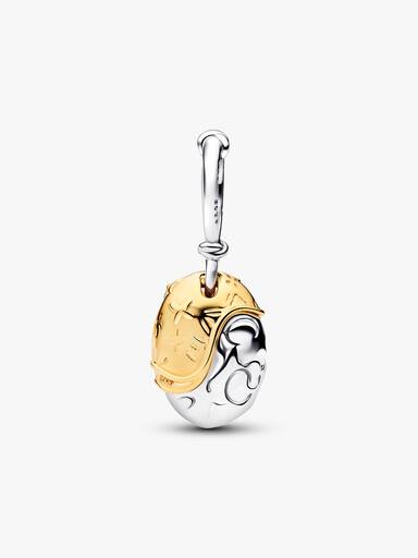 Charm Colgante Corazón de Te Fiti de Princesa Vaiana de Disney con Diamante Sintético Creado en Laboratorio
