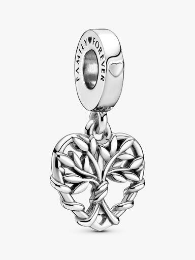 Charm Colgante Árbol Genealógico de Corazón