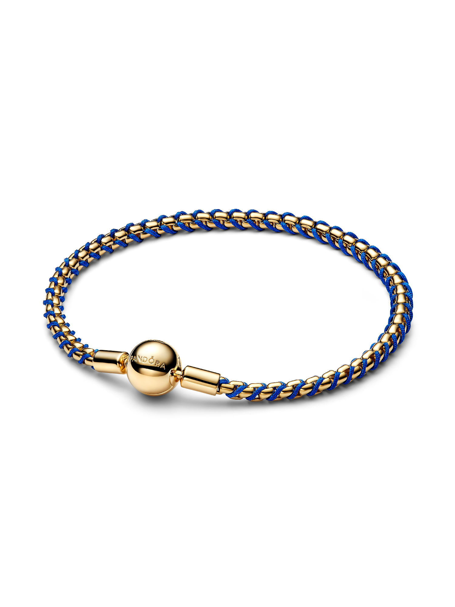 Pulsera Cadena Caja Cordón Azul