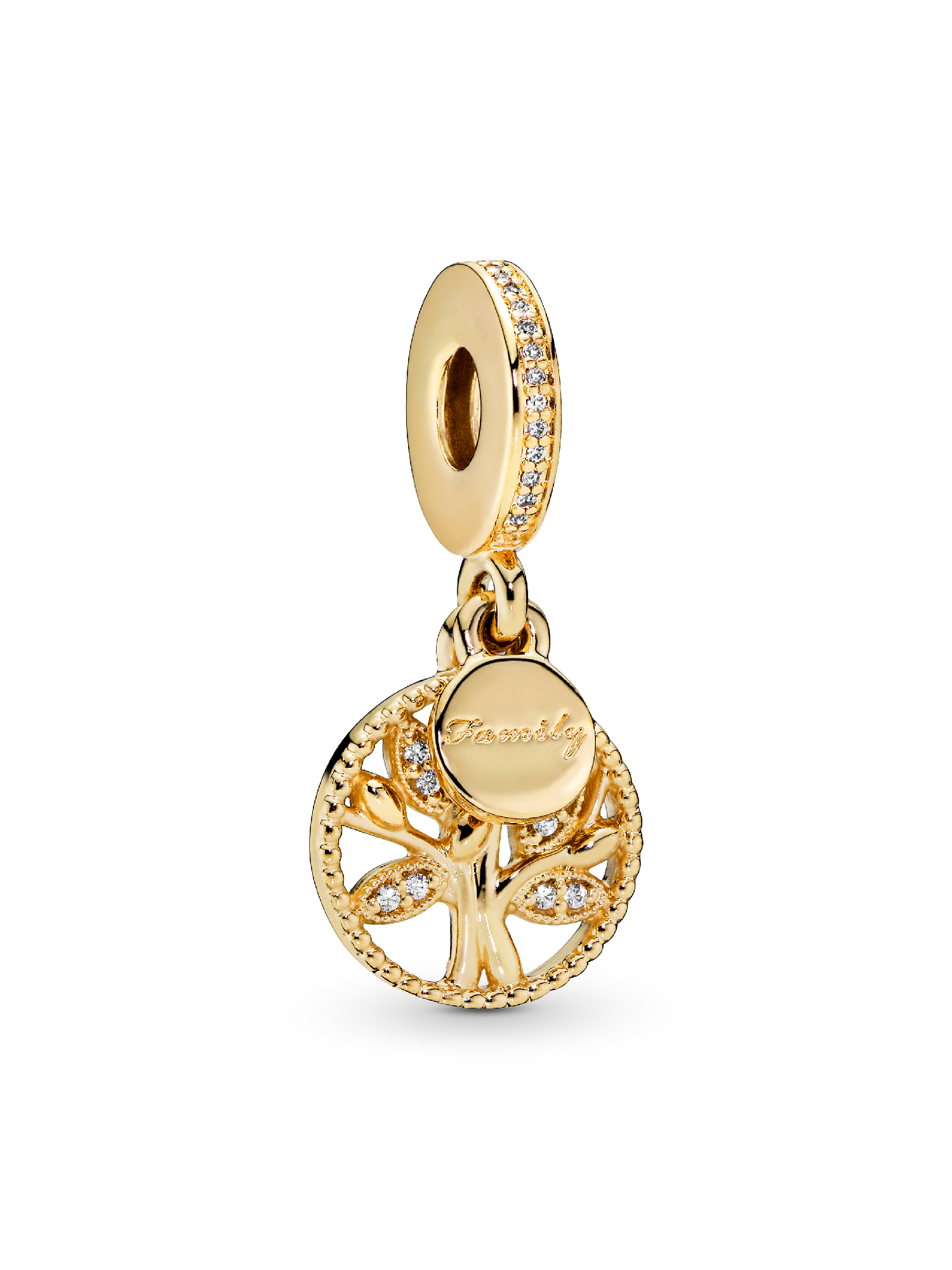 Charm Colgante Árbol Genealógico Brillante